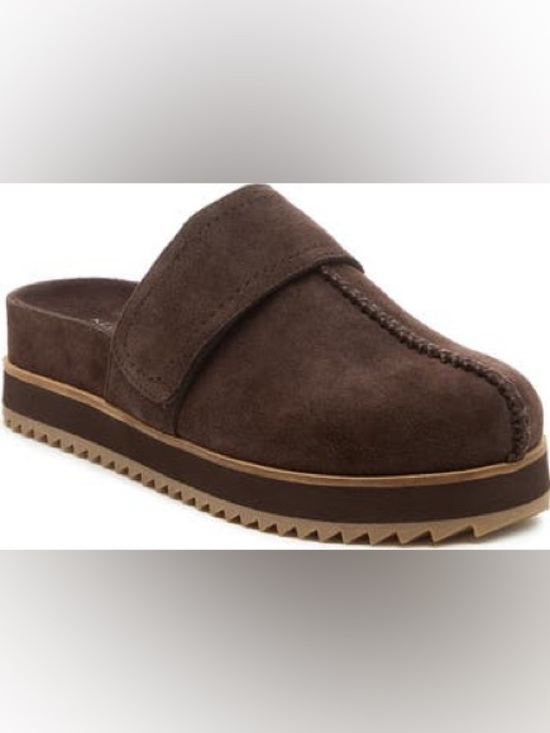 Kelsi Dagger Shoes - KELSI DAGGER BROOKLYN FIG PLATFORM MULES IN CACAO 7.5